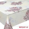 waterproof polyester plastic clear pvc table cloth